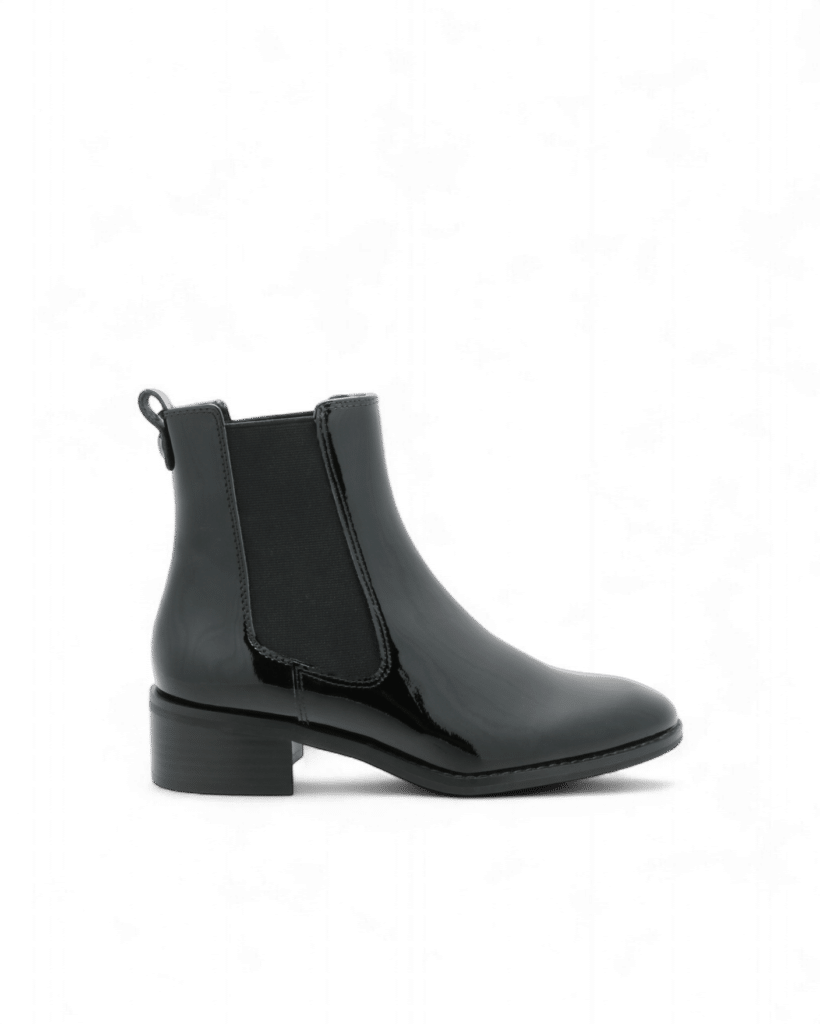 Bottines chelsea vernies