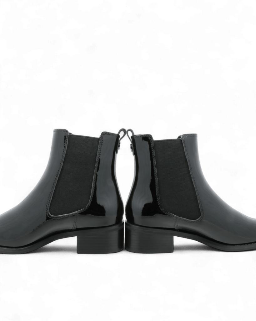 Bottines chelsea vernies