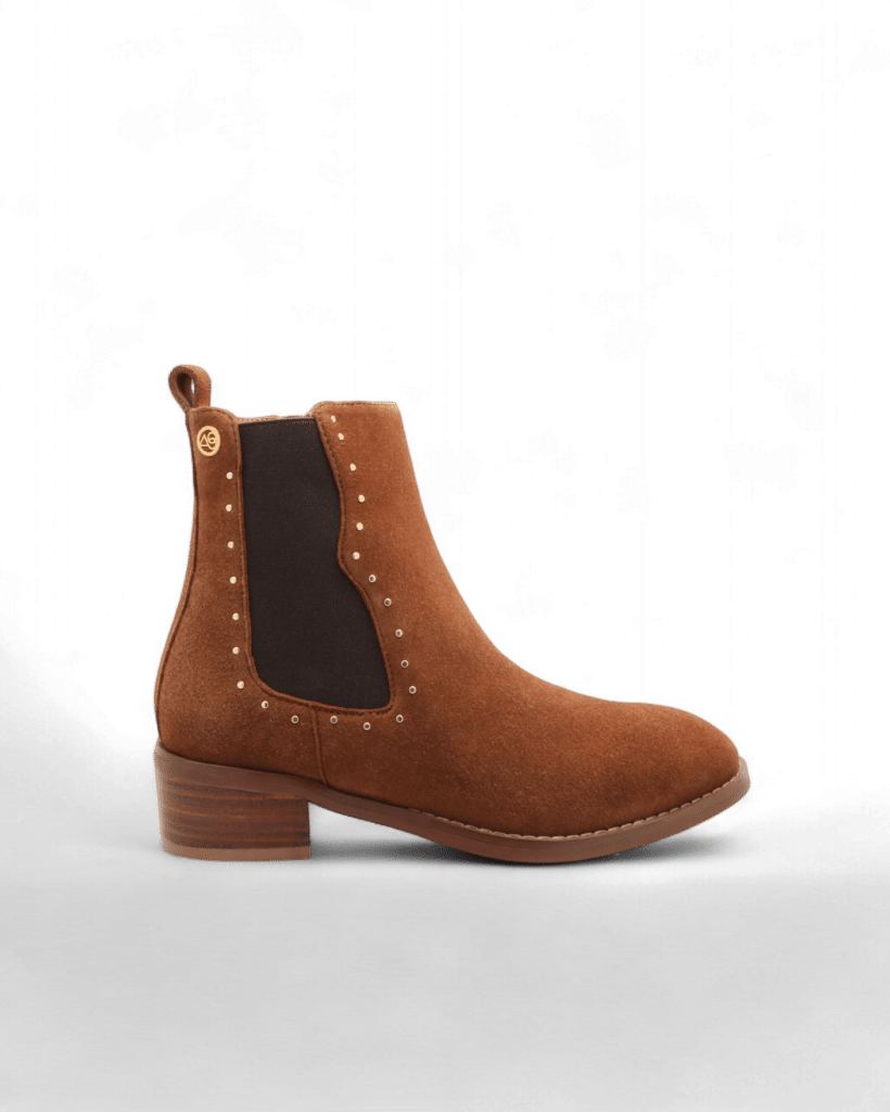 Bottines chelsea marron femme