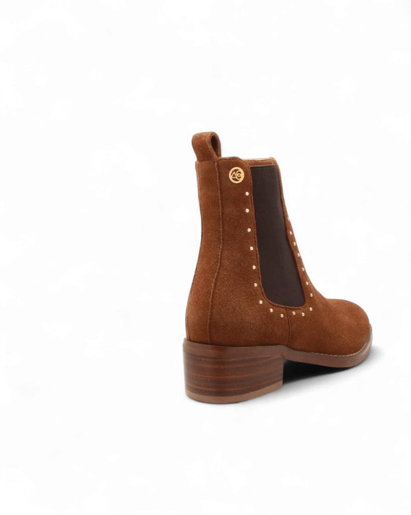 Bottines chelsea marron femme