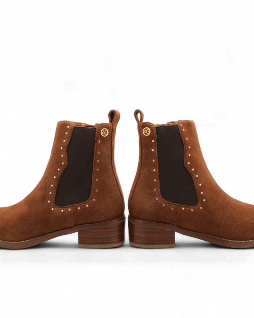 Bottines chelsea marron femme