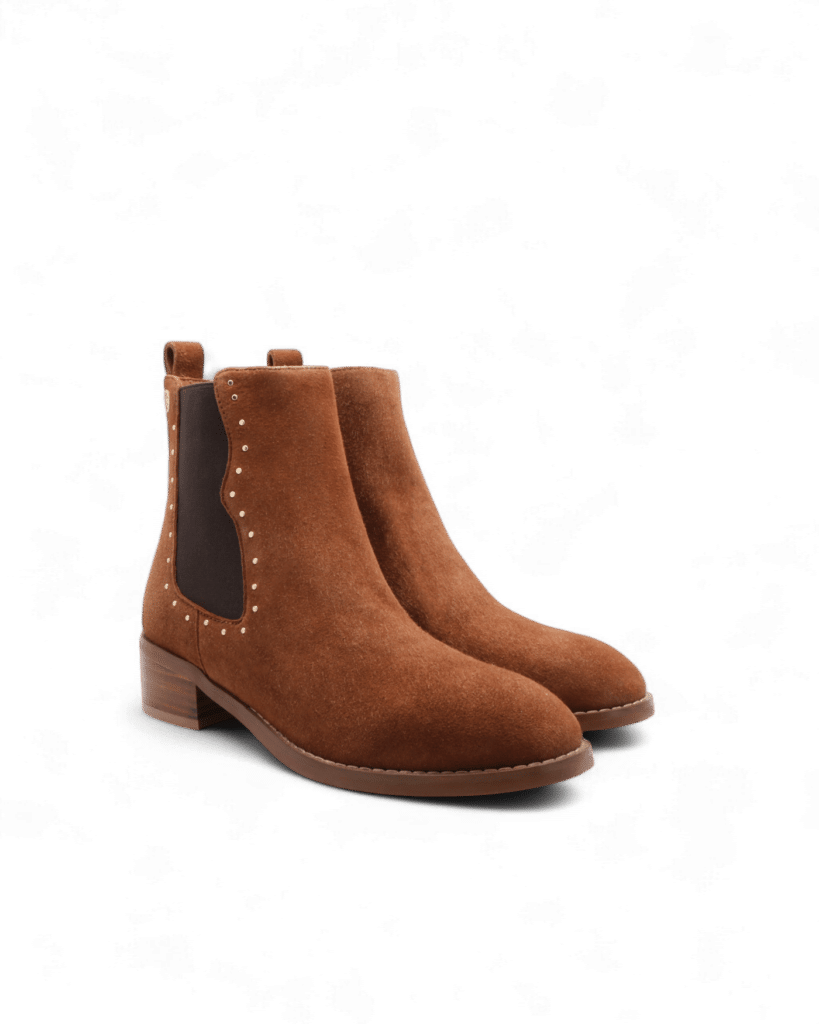 Bottines chelsea marron femme