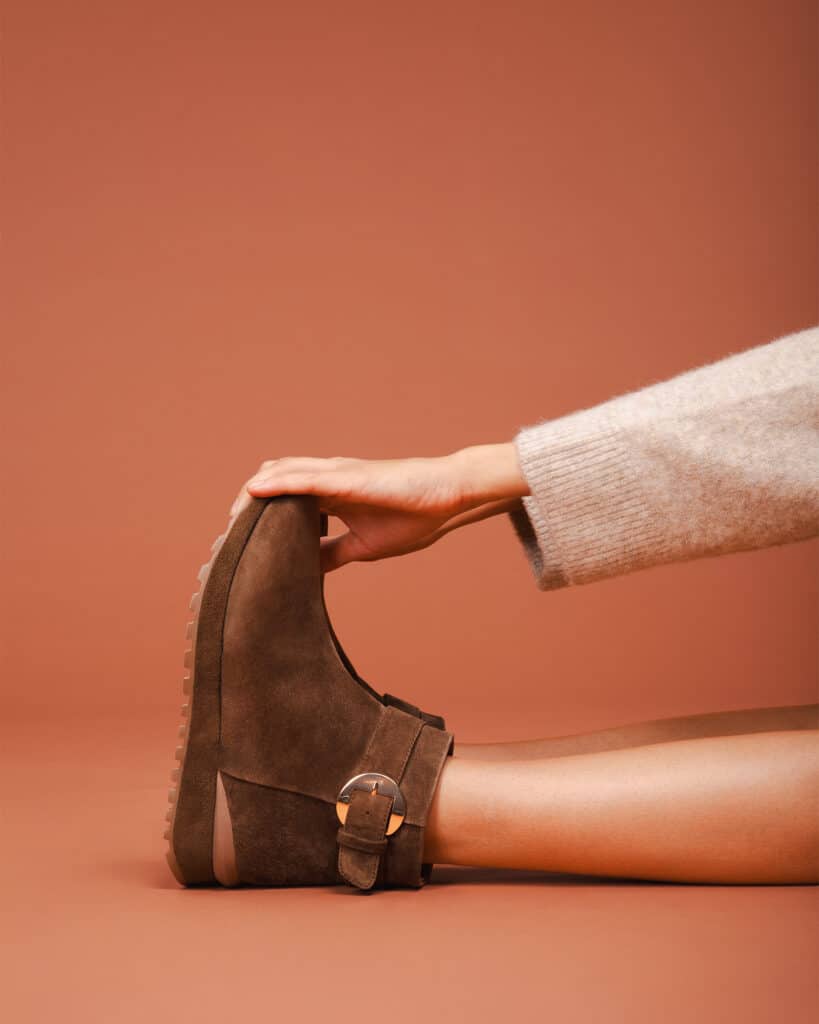 bottine sport portée