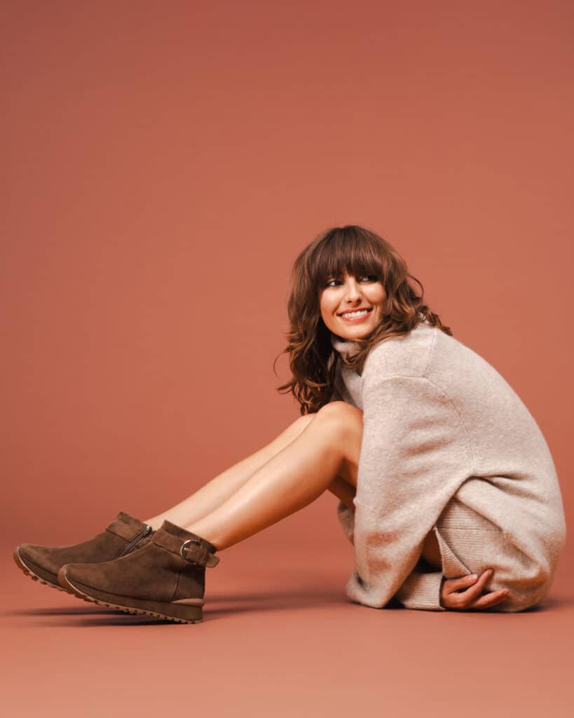 bottine sport portée