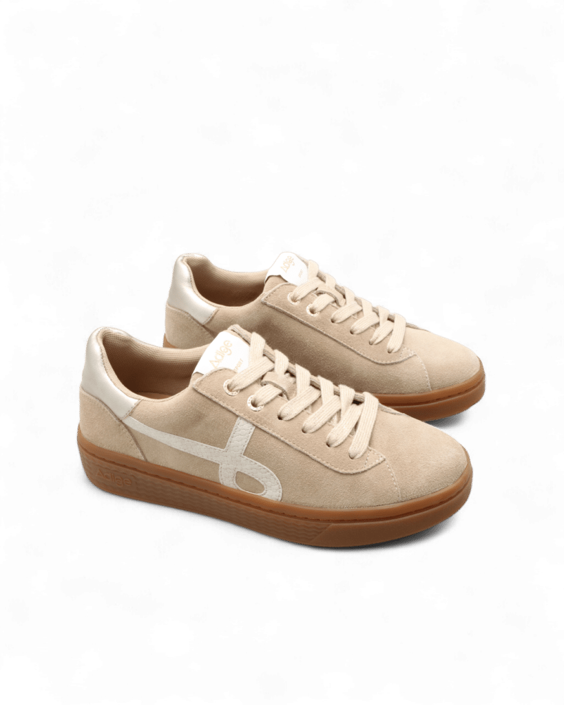 Basket femme beige