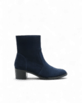 Bottines en daim bleu marine​