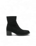 Bottine en daim noir