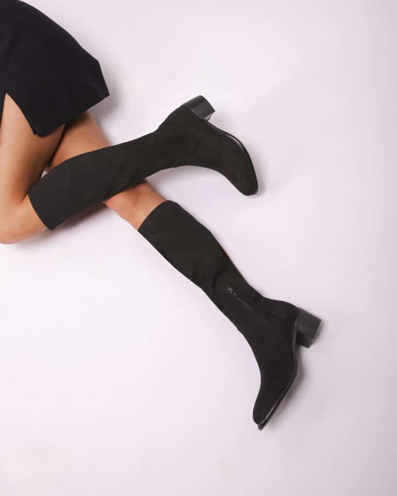 Bottes stretch noir Diana Adige