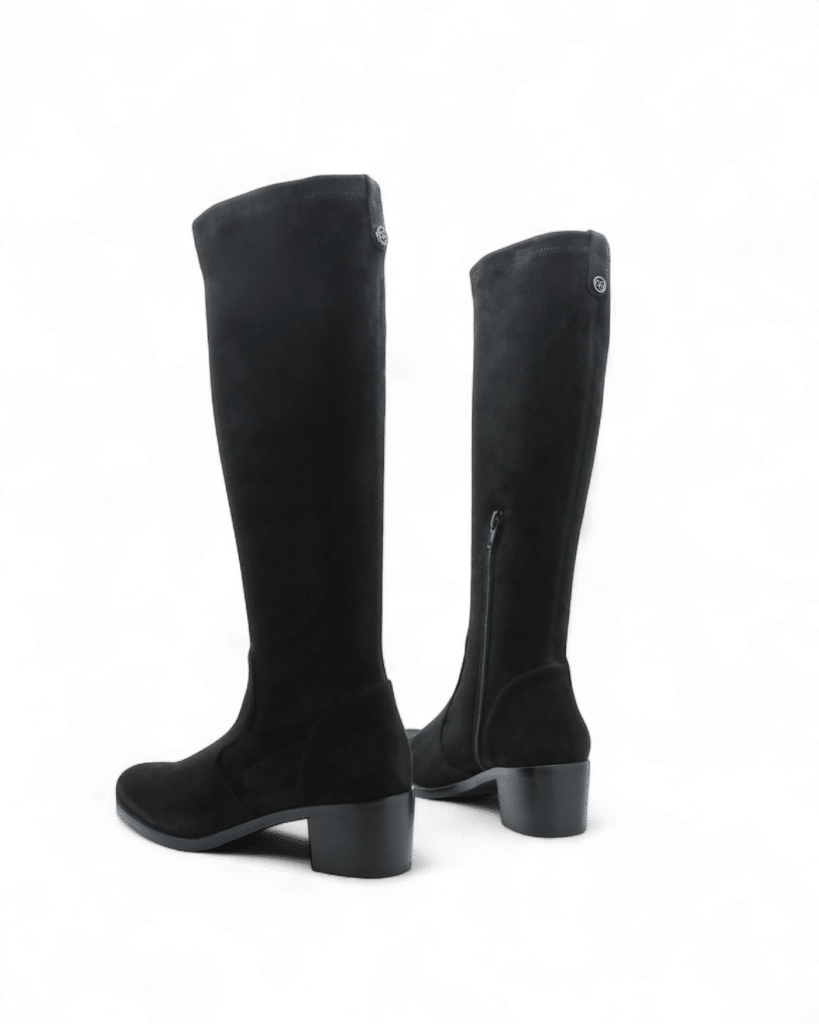Bottes stretch noir
