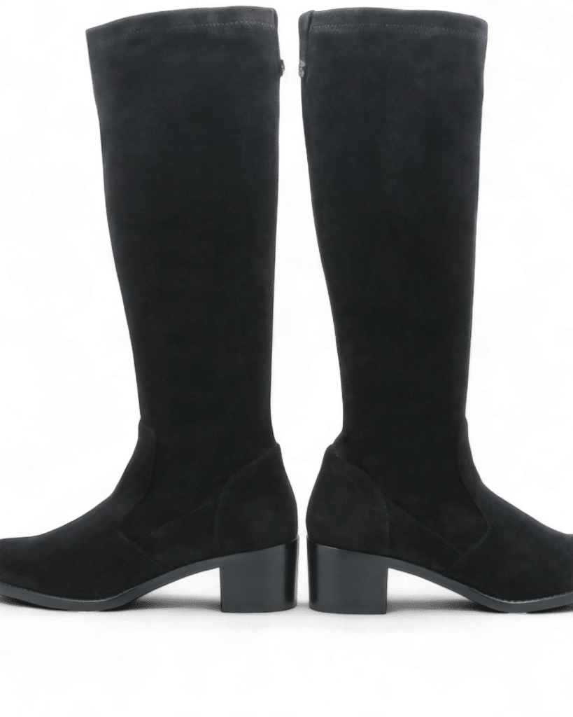 Bottes stretch noir