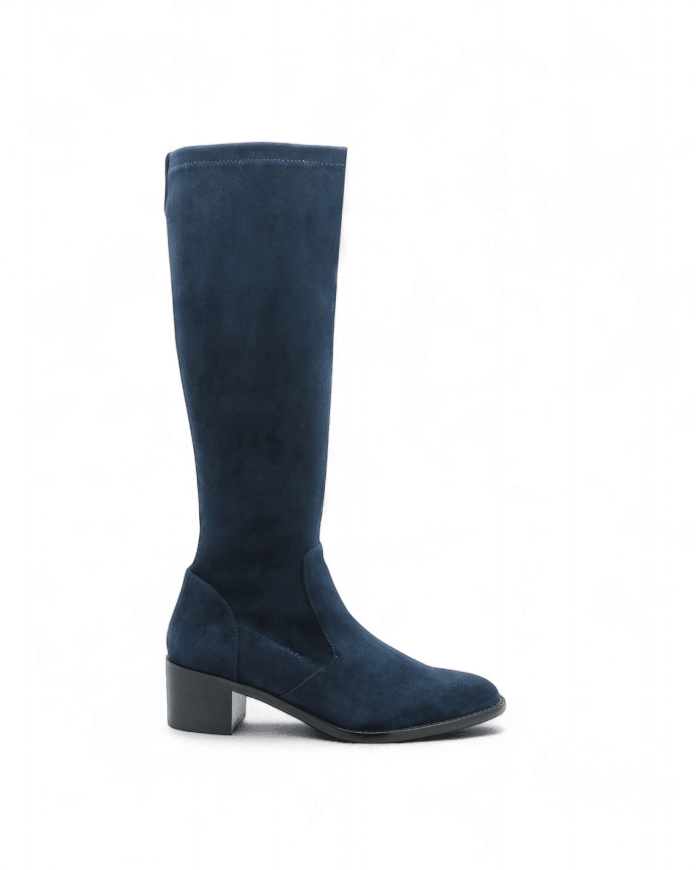 Bottes stretch bleu marine