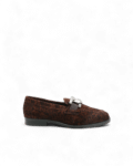 Mocassins léopard femme
