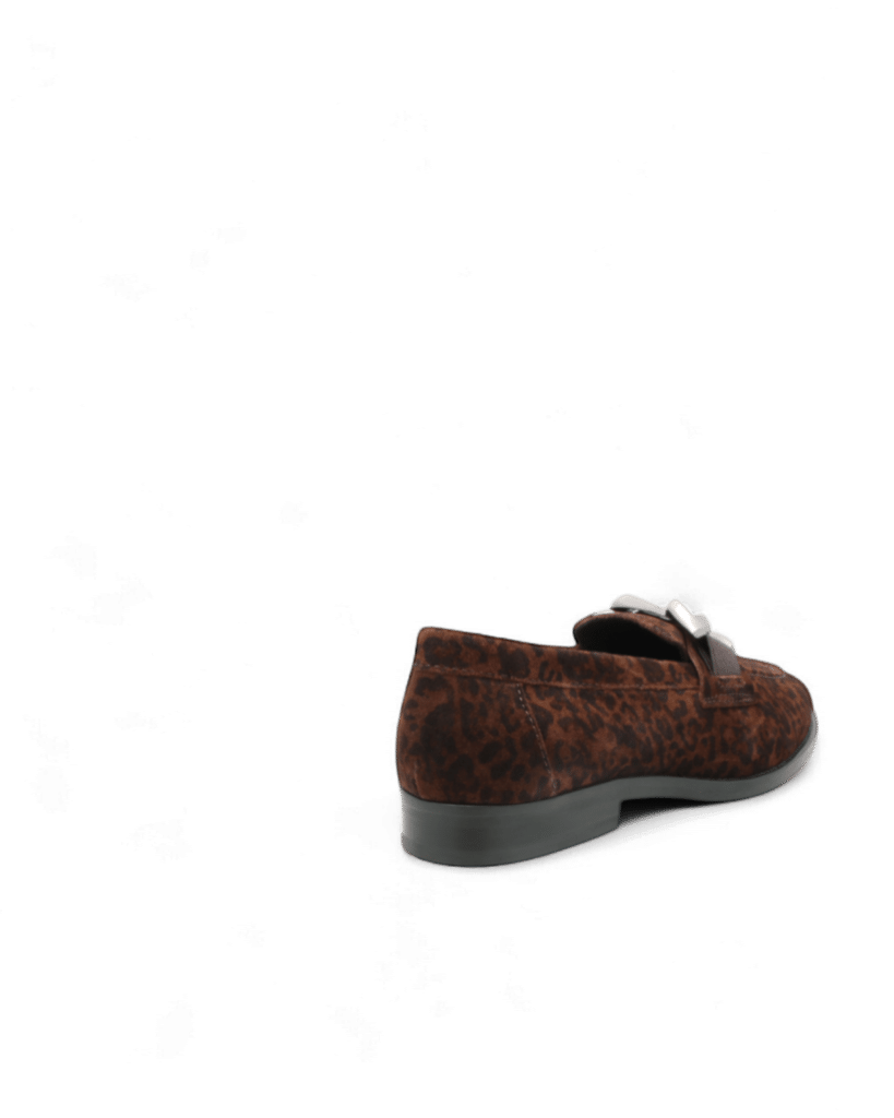Mocassins léopard femme