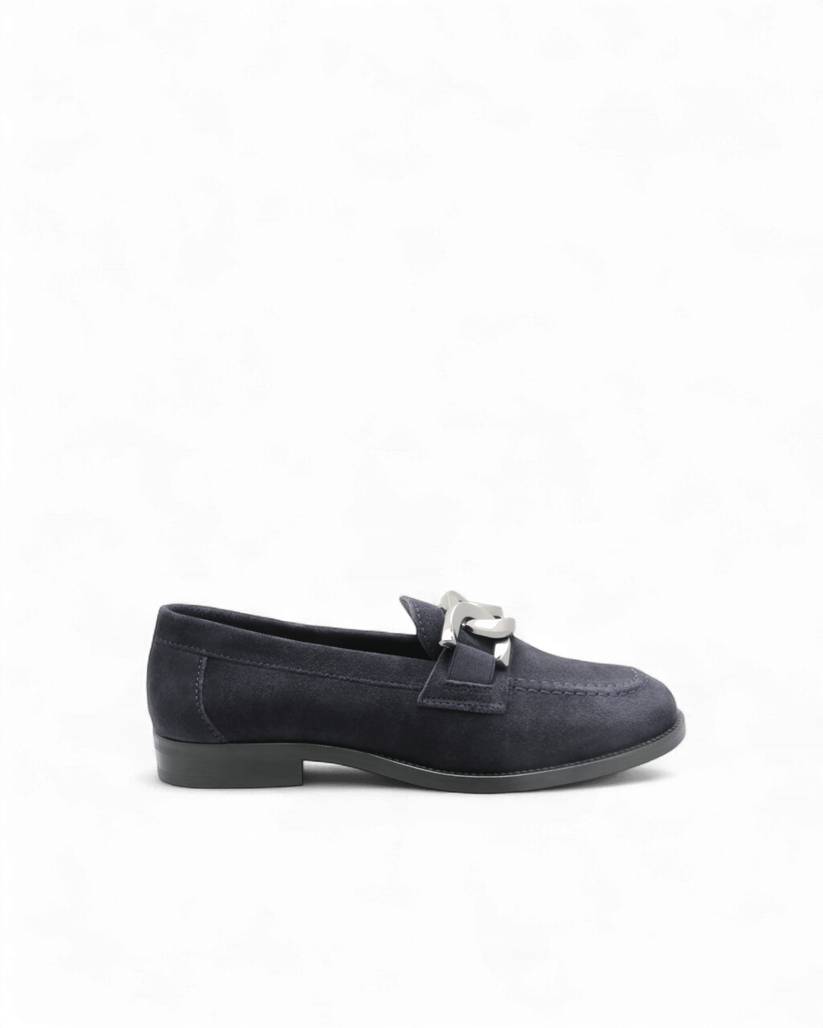 Mocassin bleu marine femme