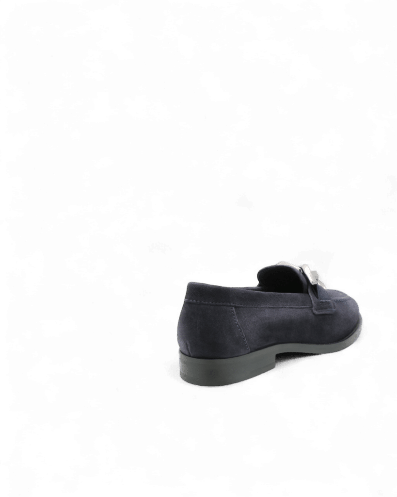 Mocassin bleu marine femme