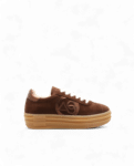 Basket marron chocolat