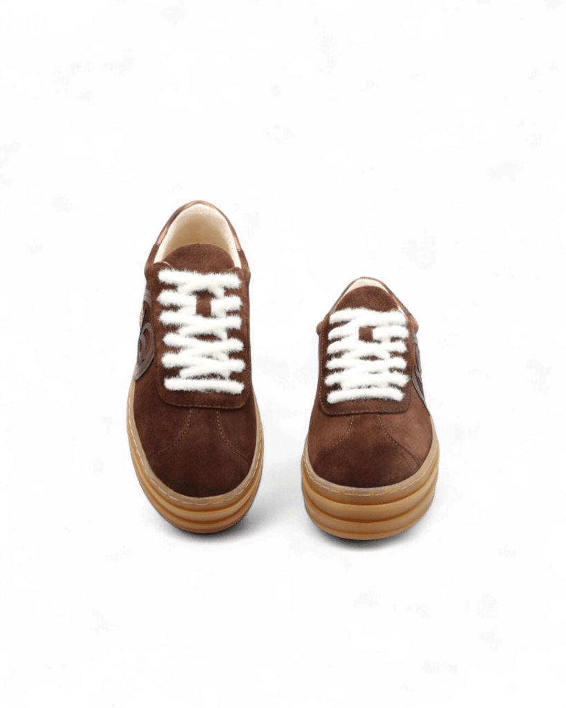 Basket marron chocolat