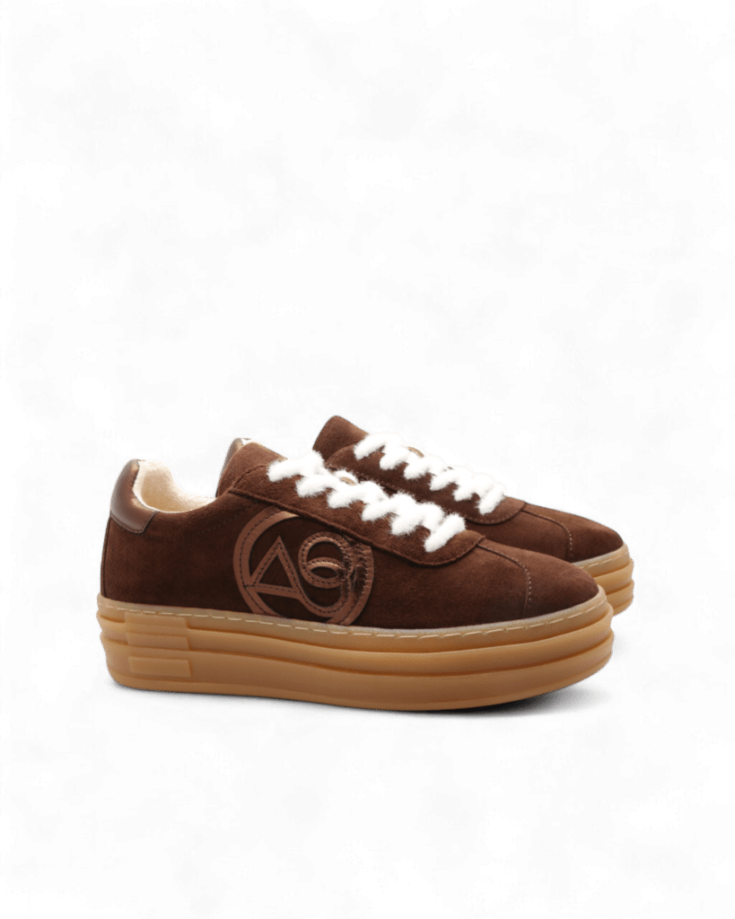 Basket marron chocolat