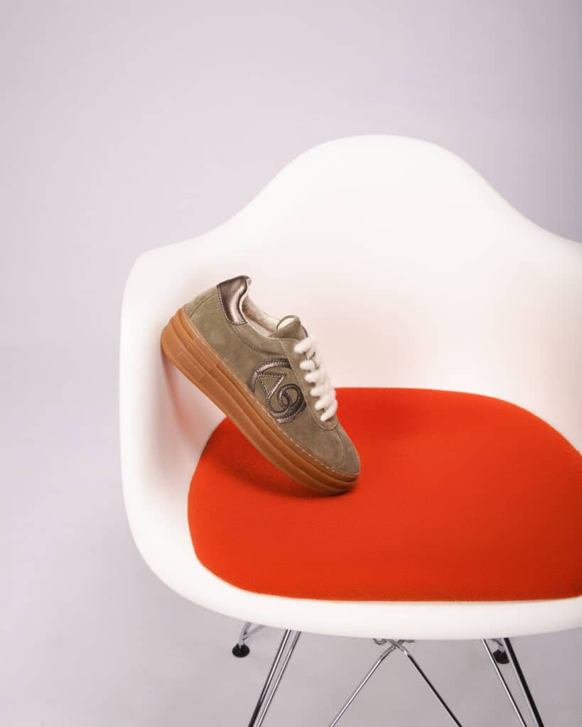Basket kaki femme