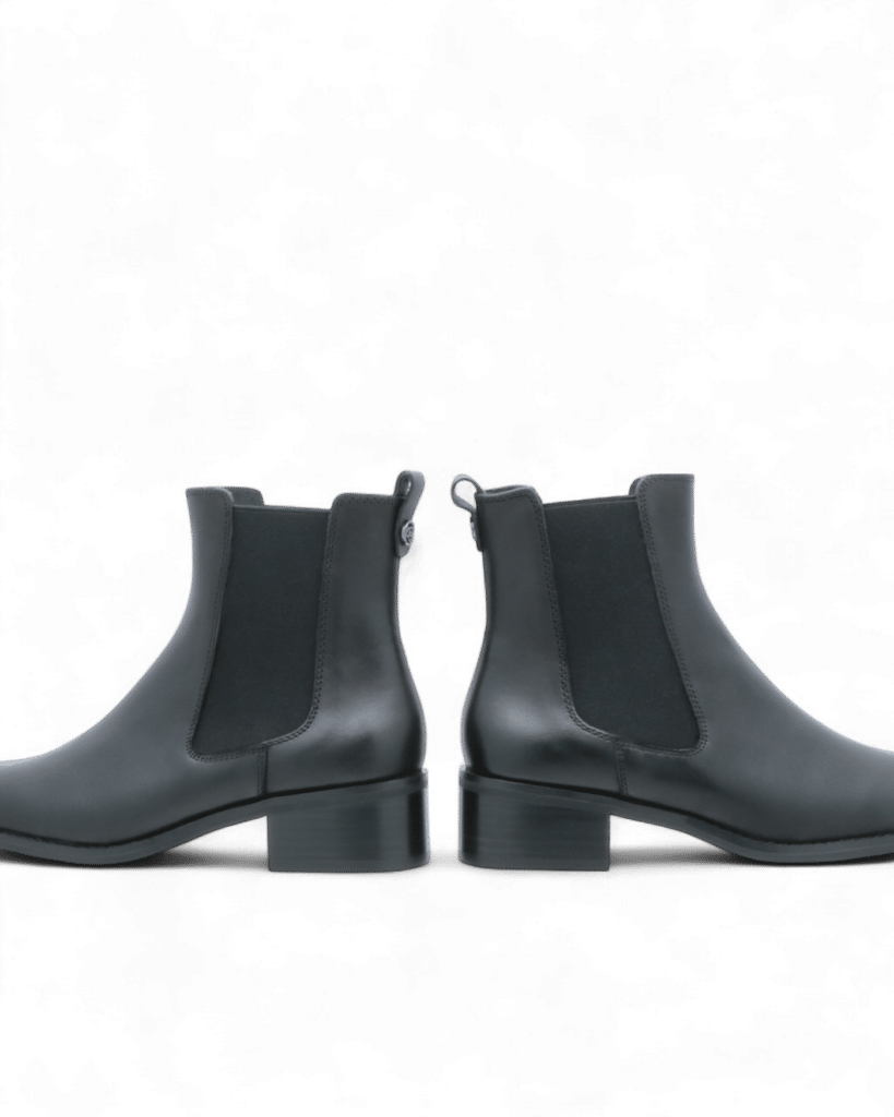 Bottine chelsea noire femme