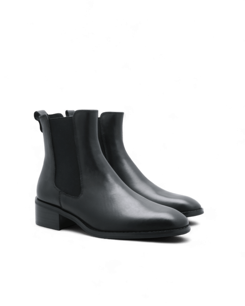Bottine chelsea noire femme