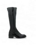 Bottes femme noir vernis