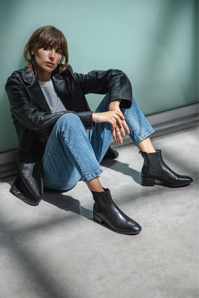bottines noires reims