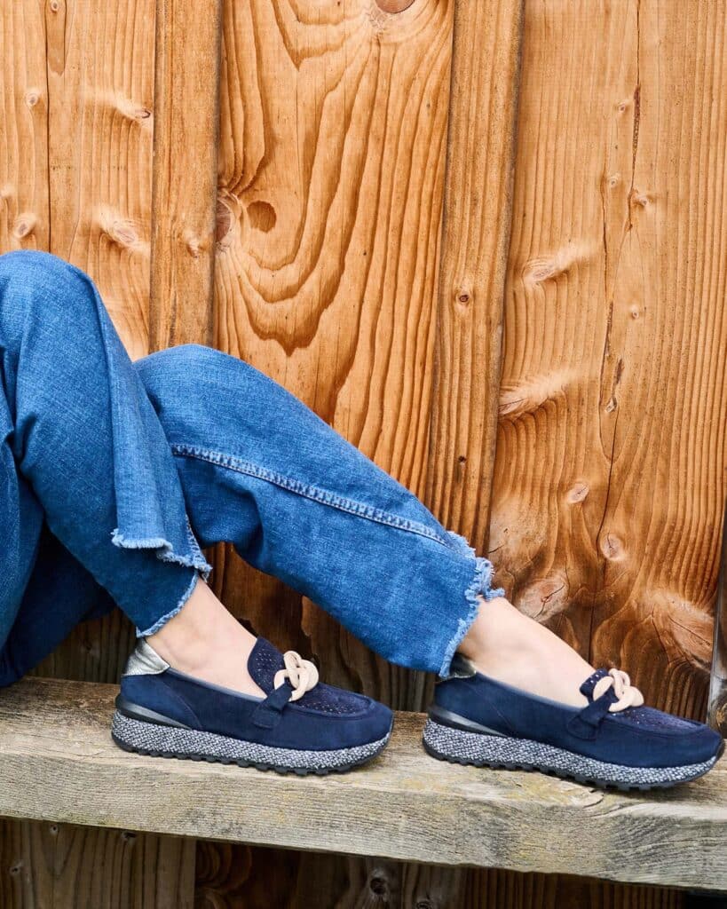 baskets bleu marine femme yael