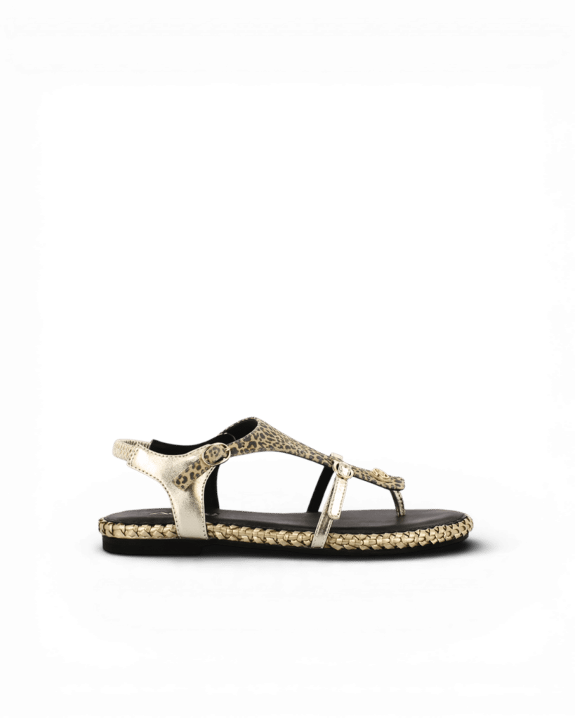 sandale léopard