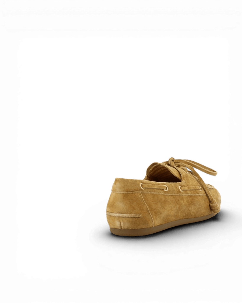 mocassin femme bateau camel
