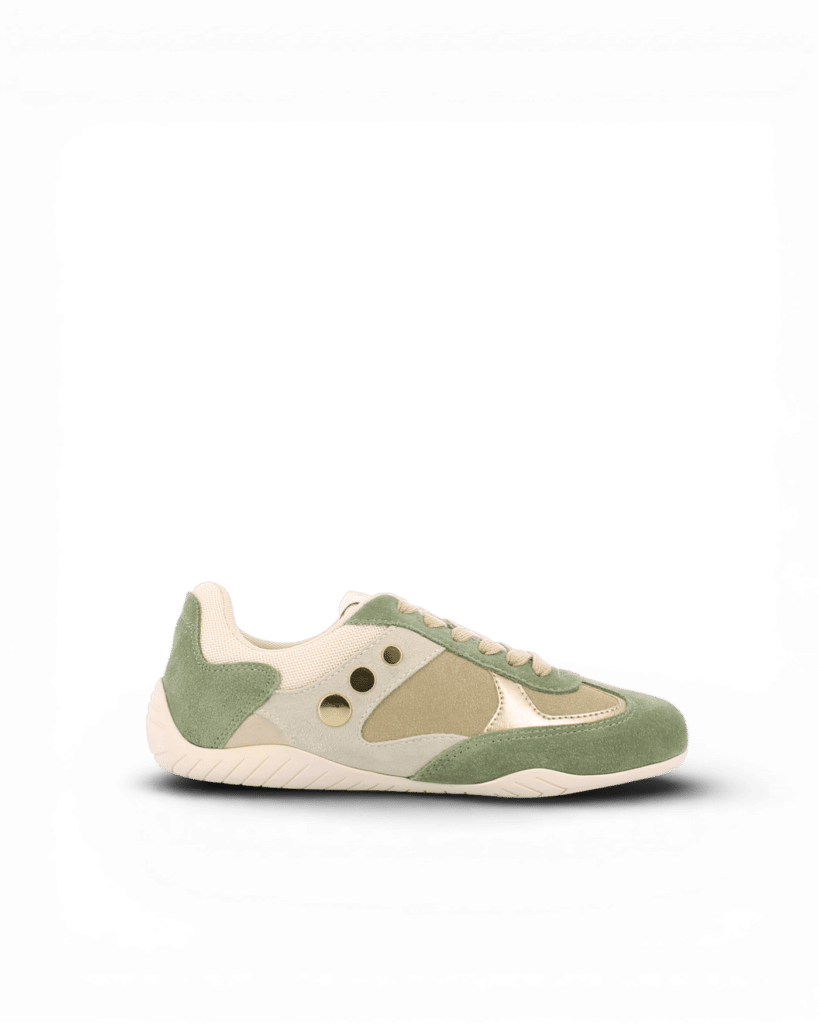 basket basse femme verte