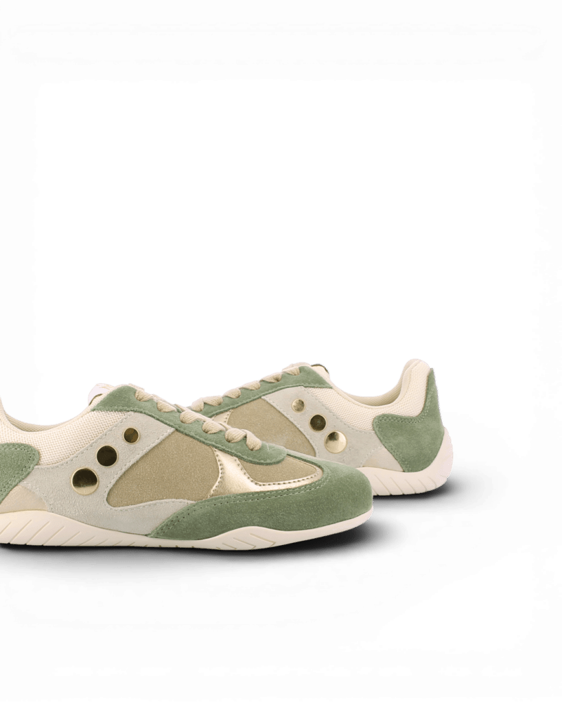 basket basse femme verte