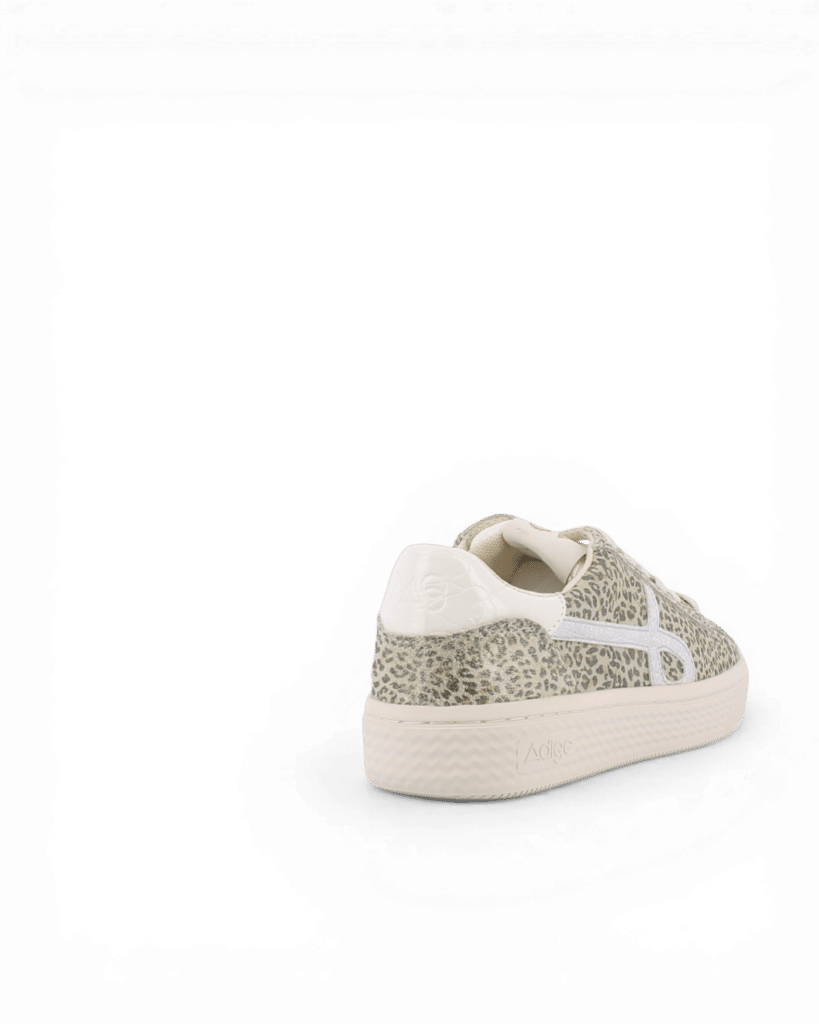 Basket cuir femme tendance léopard Alfa1