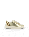 Basket a scratch femme dorée