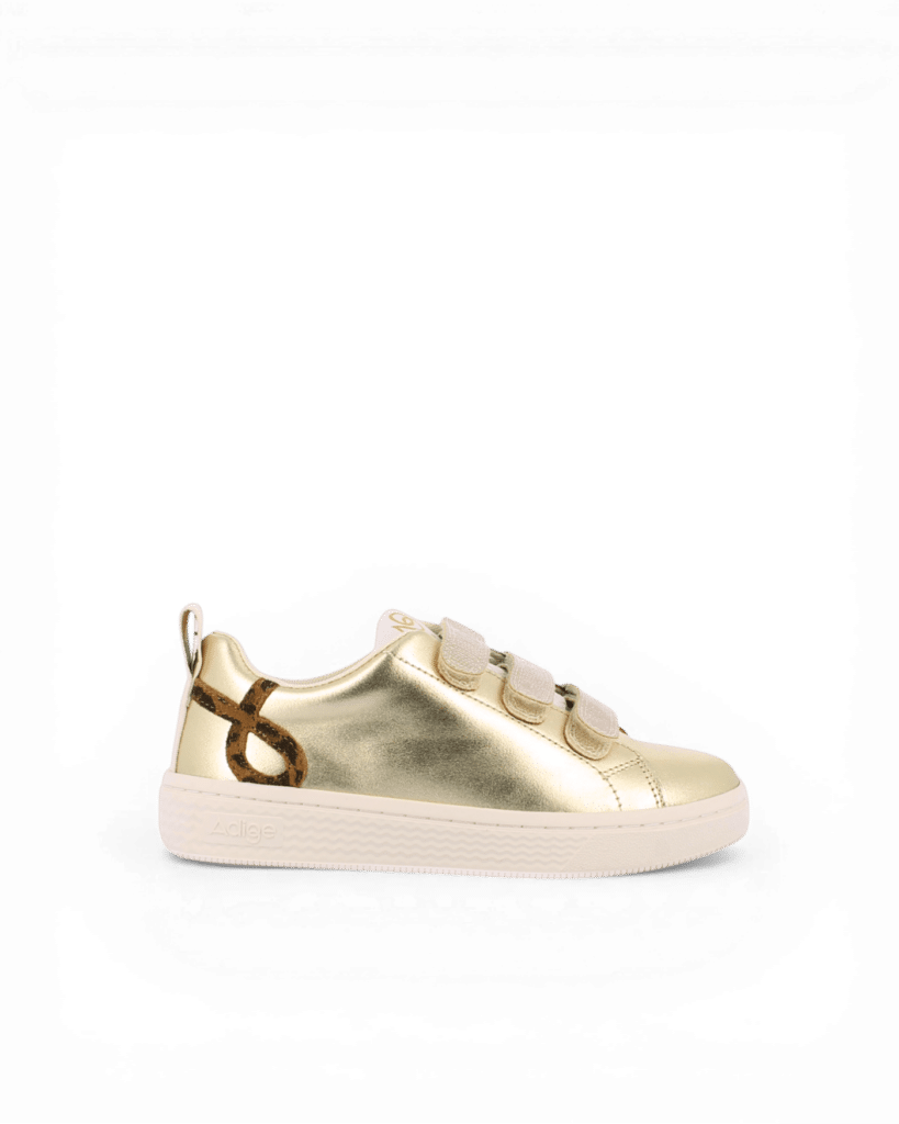 Basket a scratch femme dorée Alfa2