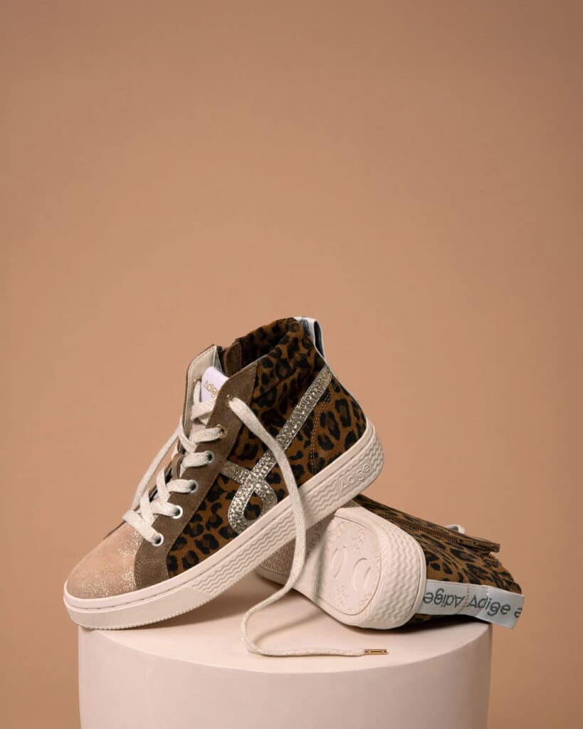 Basket montante leopard