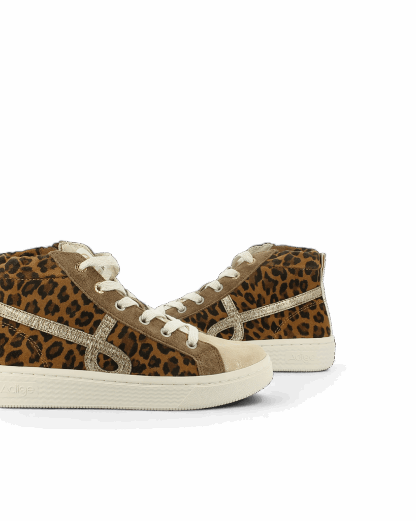 Basket montante leopard