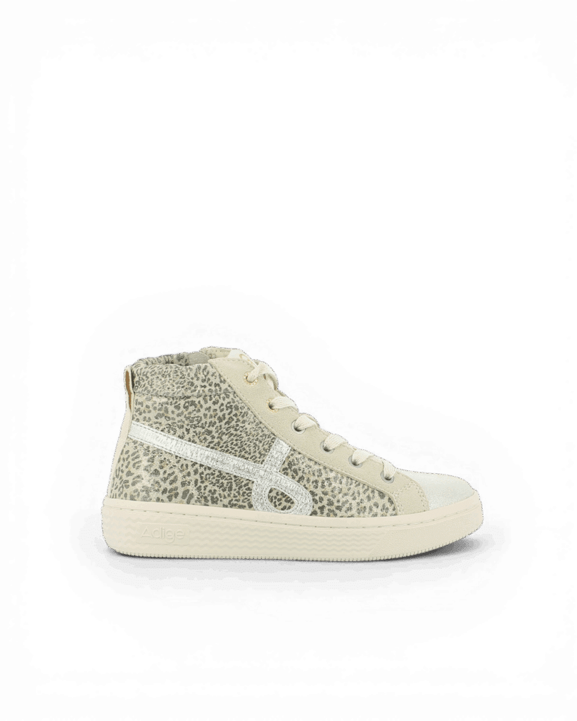 Basket montante femme léopard