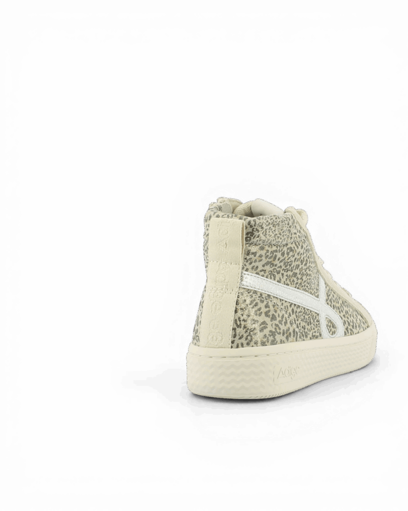 Basket montante femme léopard