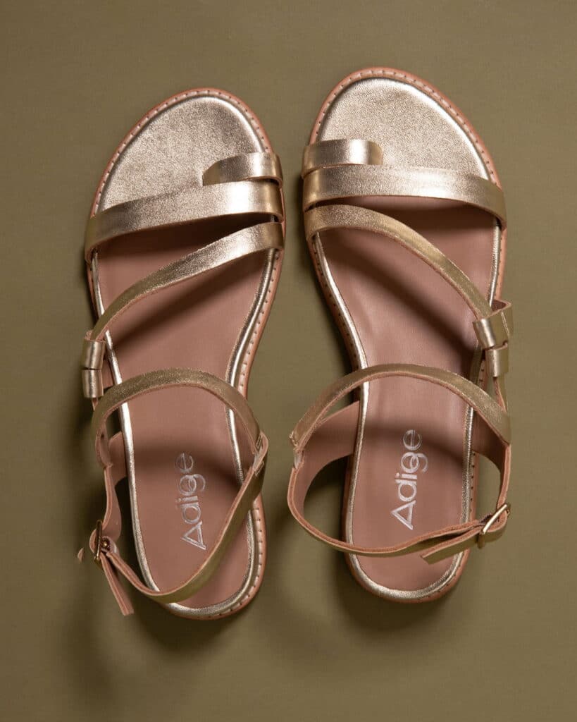 sandale petit talon compensé