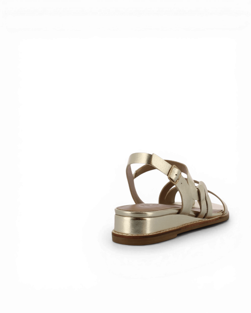 Sandale petit talon compensé