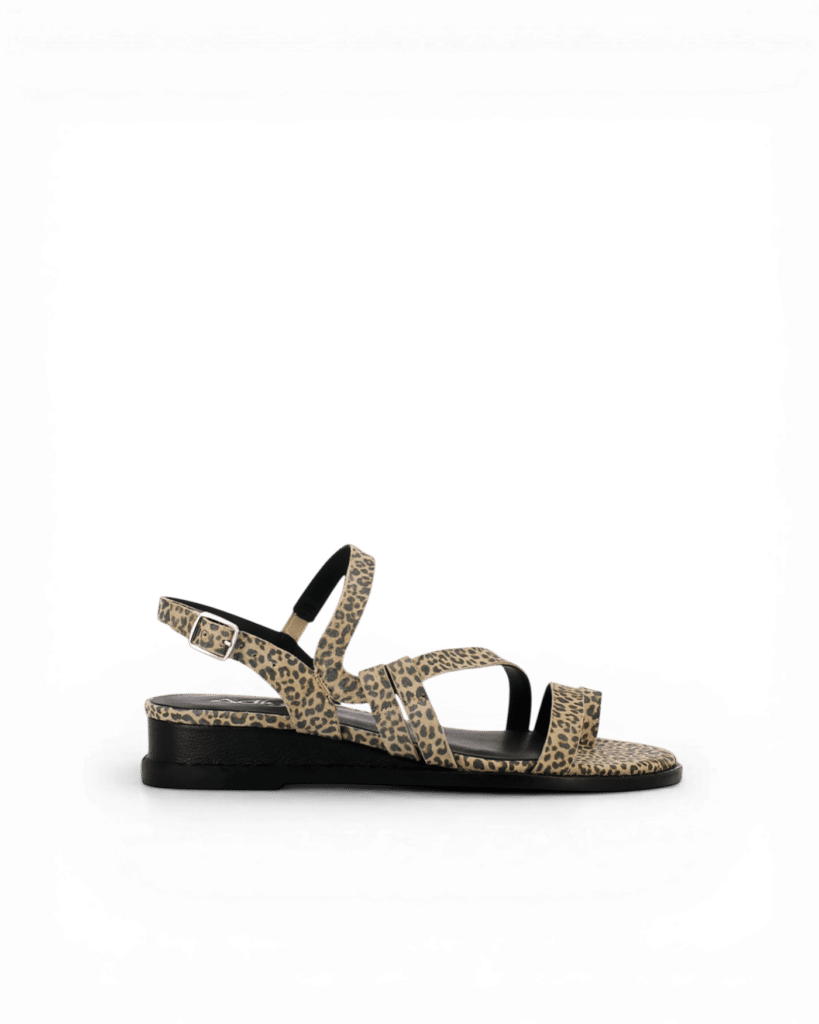 sandales léopard