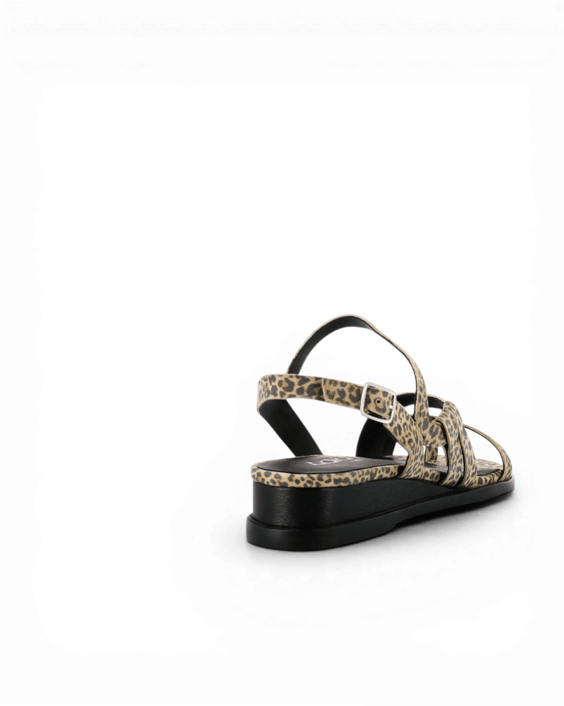 sandales léopard