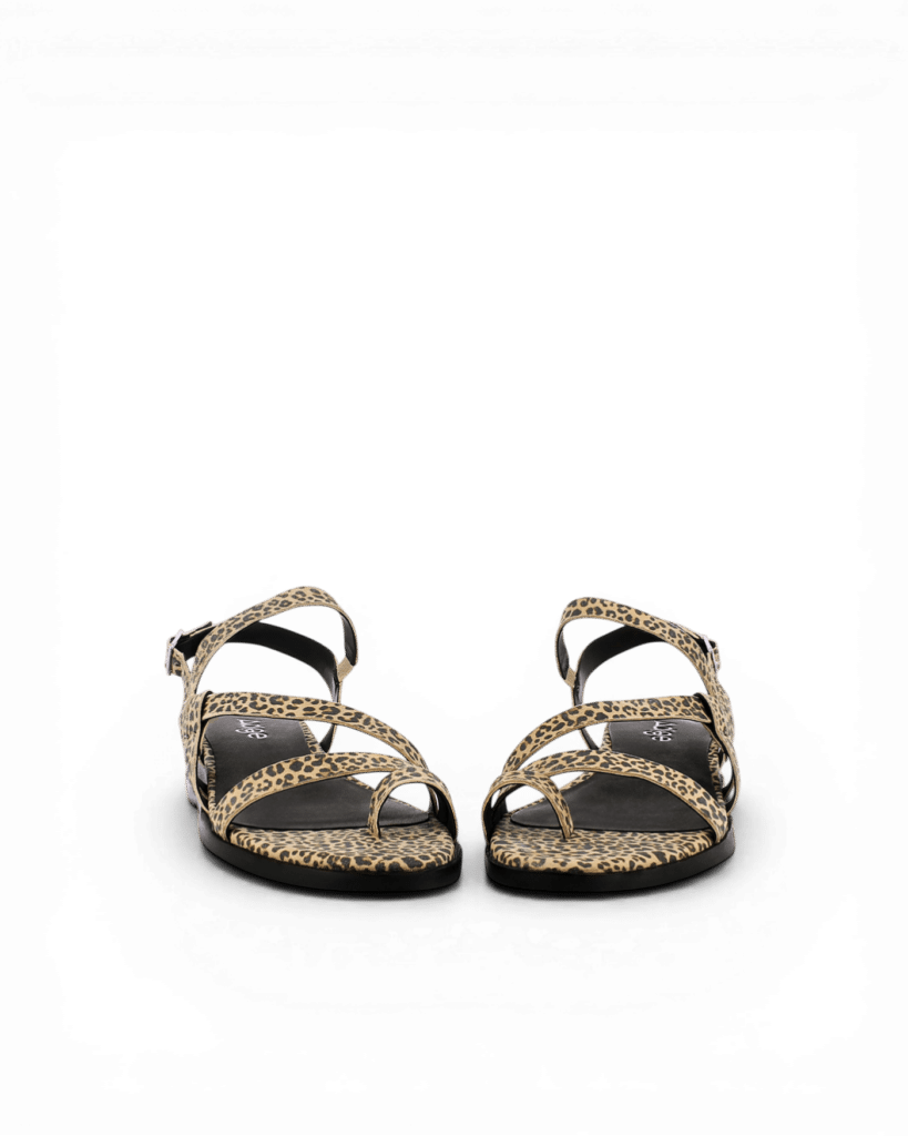 sandales léopard