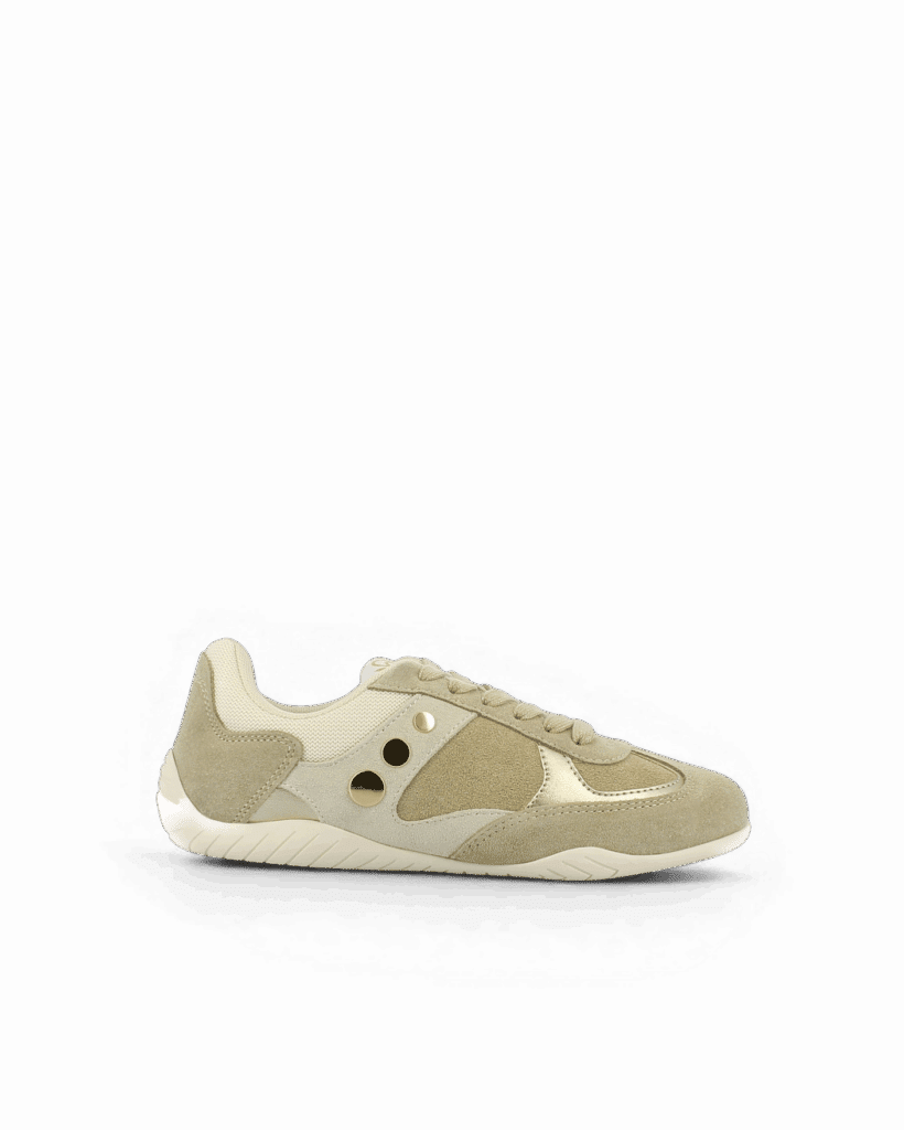 Basket femme basse beige