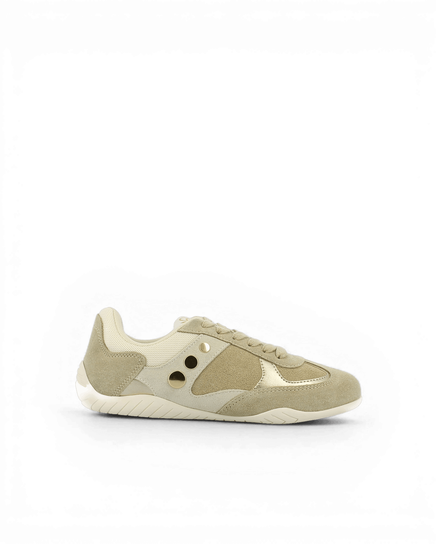 Basket femme basse beige