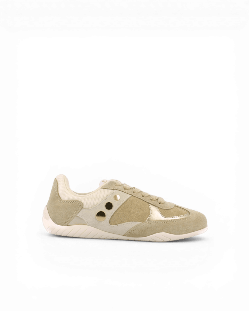 Basket femme basse beige Dragon1