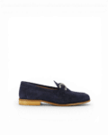 Mocassin bleu marine femme Eddy