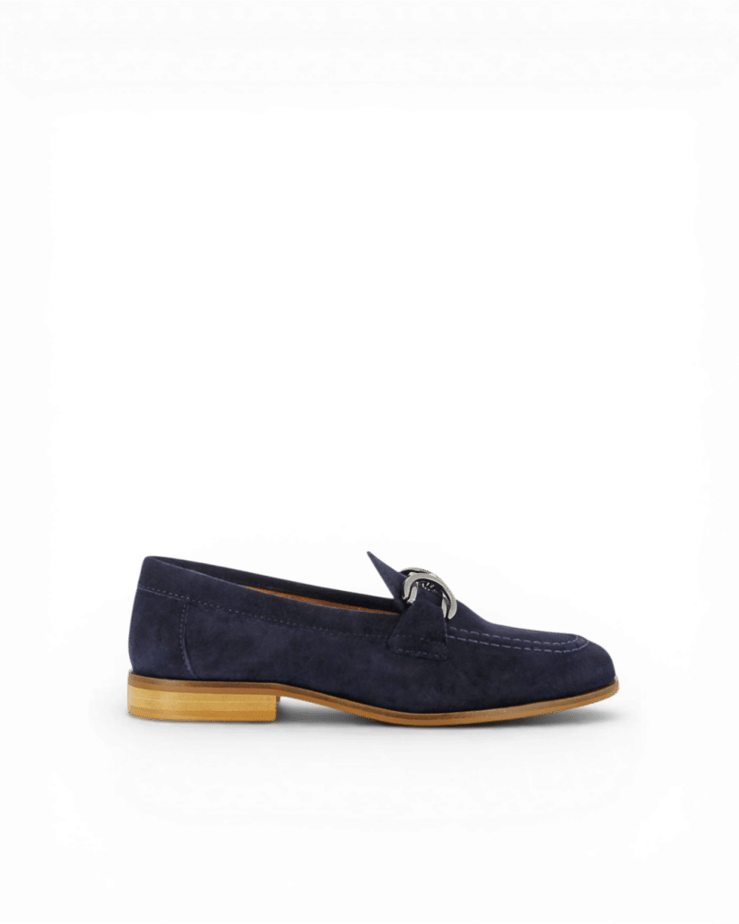 Mocassin bleu marine femme Eddy