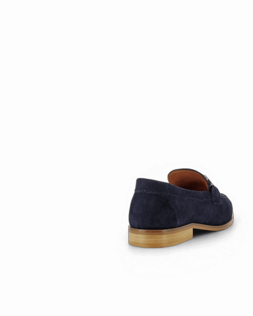 Mocassin bleu marine femme
